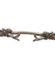 Dolce & Gabbana Elegant Sterling Silver Glass Brooch