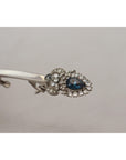 Dolce & Gabbana Elegant Sterling Silver Glass Brooch