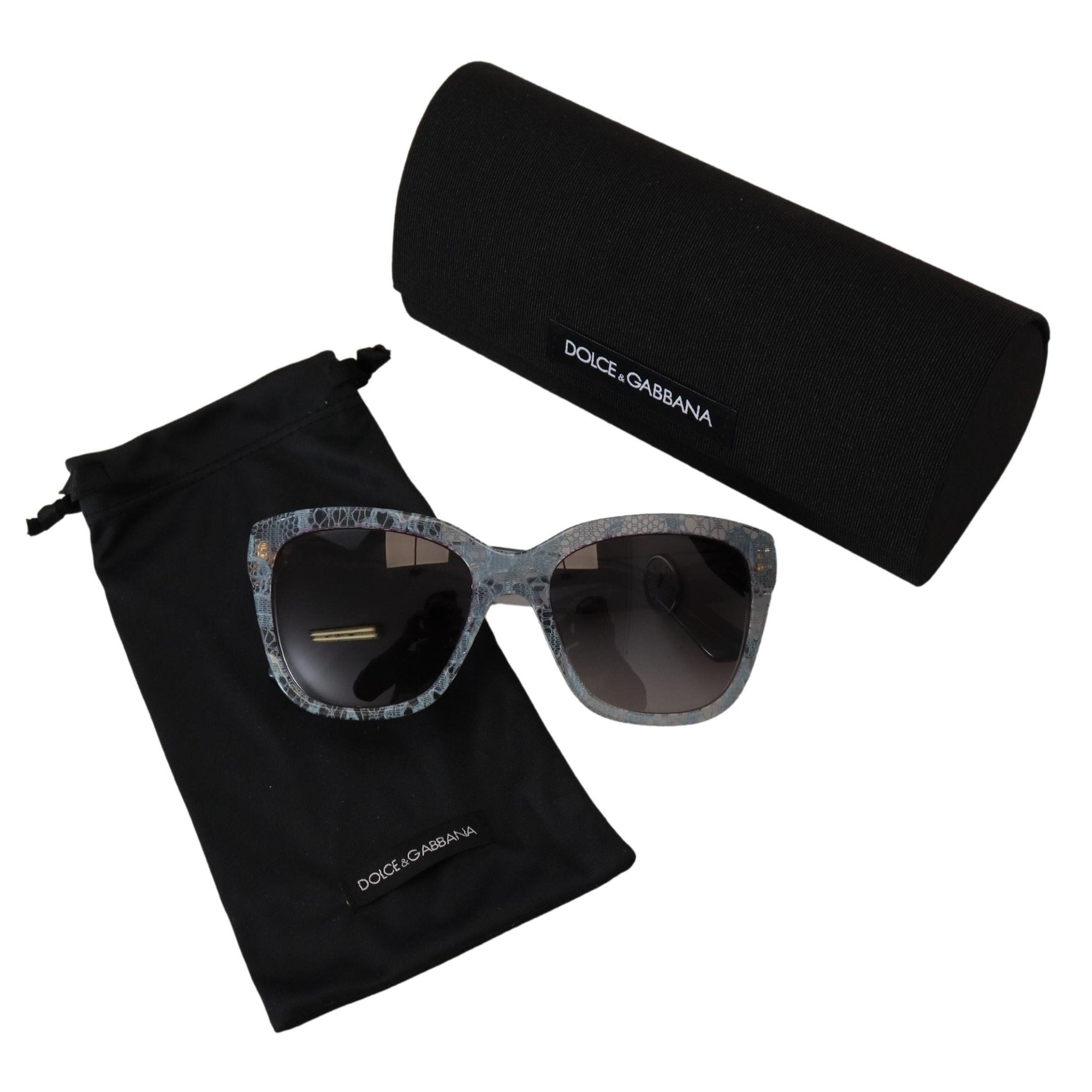Dolce & Gabbana Elegant Sicilian Lace-Infused Women's Sunglasses