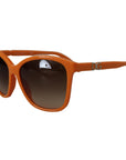 Dolce & Gabbana Chic Orange Round Sunglasses for Women