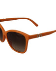 Dolce & Gabbana Chic Orange Round Sunglasses for Women
