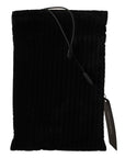 Dolce & Gabbana Elegant Velvet Quilted Glasses Holder Bag