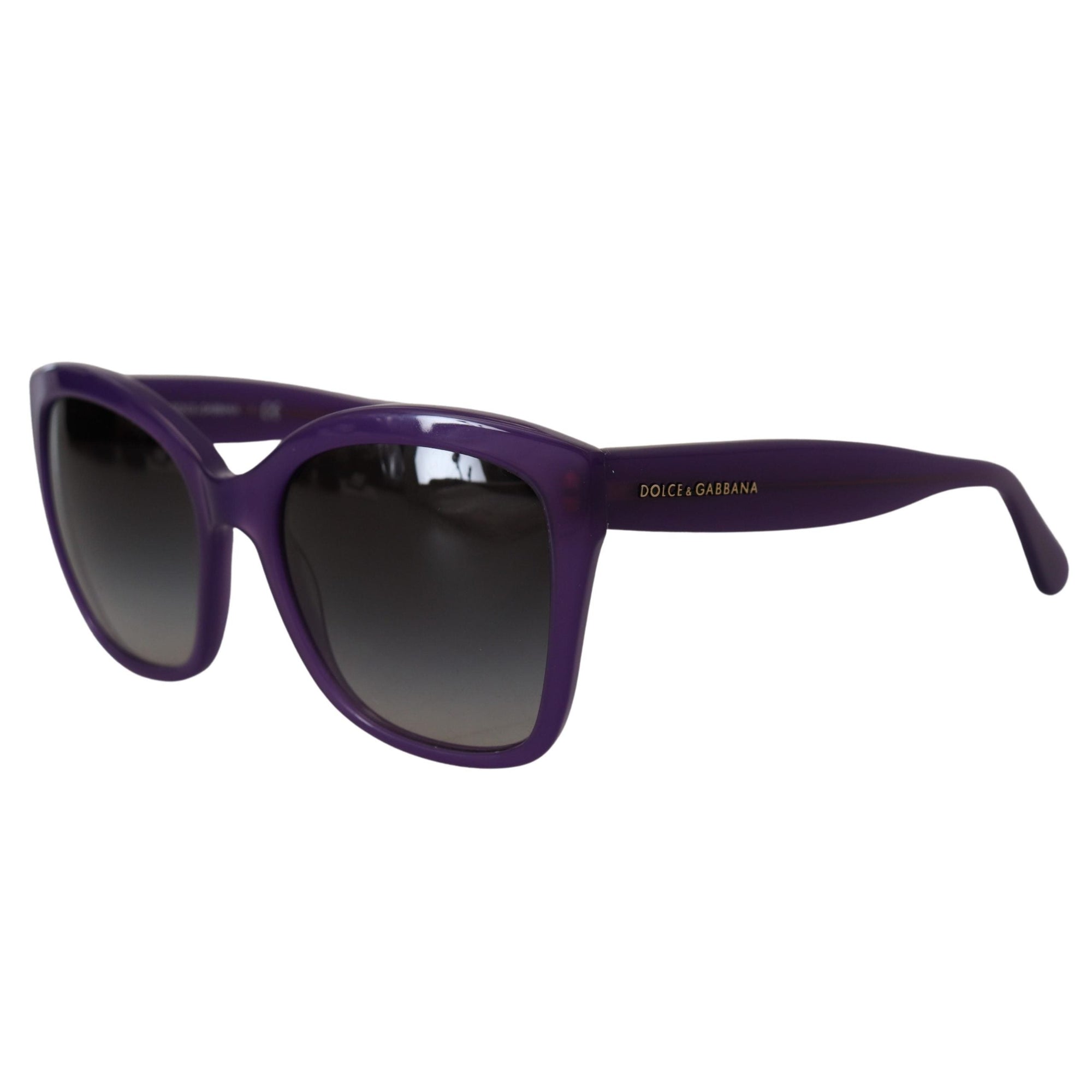 Dolce & Gabbana Elegant Purple Gradient Lens Sunglasses