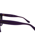 Dolce & Gabbana Elegant Purple Gradient Lens Sunglasses