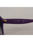 Dolce & Gabbana Elegant Purple Gradient Lens Sunglasses