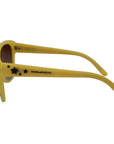 Dolce & Gabbana Chic Yellow Acetate Gradient Sunglasses