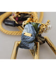 Dolce & Gabbana Elegant Gold Brass Pearl Statement Necklace