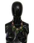 Dolce & Gabbana Elegant Floral Sicily Charm Necklace
