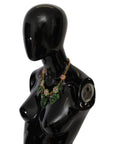 Dolce & Gabbana Elegant Floral Sicily Charm Necklace