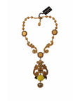 Dolce & Gabbana Multicolor Crystal Statement Necklace