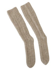 Dolce & Gabbana Chic Beige Wool Blend Over-the-Calf Socks