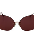 Dolce & Gabbana Chic Red 100% UV Protection Sunglasses