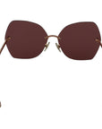 Dolce & Gabbana Chic Red 100% UV Protection Sunglasses