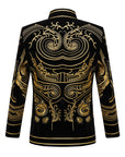 Embroidery Men Suits&Blazer One Piece Luxury Royal Fashion Casual Business Trendy Male Suit Jacket In Stock Free Shipping