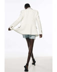 White Women's Designer Blazer Suit: The Perfect Blend of Luxury and Style