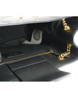 Versace Elegant Quilted Nappa Leather Tote Bag