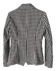 Blazer Quadrillé Gris Style Work Boutons Lion - Paris Deluxe