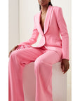Designer Pink Cotton Women's Suit for Formal Occasions and Office Wear
