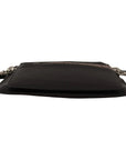 Dolce & Gabbana Elegant Black Leather Sling Shoulder Bag