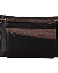 Dolce & Gabbana Elegant Black Leather Sling Shoulder Bag