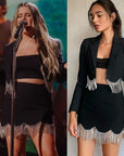 Ensemble Deux Pièces avec Décoration Jacket Et mini Jupe Look Star - Paris Deluxe
