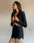 Ensemble Deux Pièces avec Décoration Jacket Et mini Jupe Look Star - Paris Deluxe