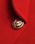 Ensemble Tailleur Deux Pièces Rouge - Paris Deluxe