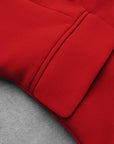 Ensemble Tailleur Deux Pièces Rouge - Paris Deluxe
