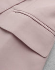 Ensemble Tailleur Rose Léger Coupe Regular - Paris Deluxe