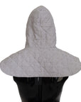Dolce & Gabbana Elegant White Nylon Whole Head Wrap Hat