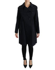 Dolce & Gabbana Elegant Polka Dot Lined Blue Jacket