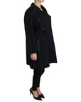 Dolce & Gabbana Elegant Polka Dot Lined Blue Jacket
