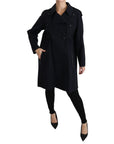 Dolce & Gabbana Elegant Polka Dot Lined Blue Jacket