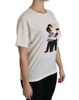 Dolce & Gabbana Elegant Silk Blend Round Neck Top