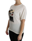 Dolce & Gabbana Elegant Silk Blend Round Neck Top