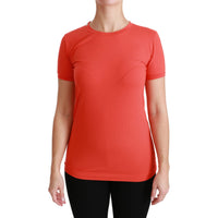 Dolce & Gabbana Elegant Red Crewneck Short Sleeve Tee