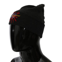 Dolce & Gabbana Chic Gray Beanie with Exclusive Embroidery