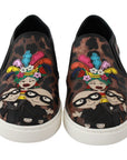 Dolce & Gabbana Elegant Leopard Print Loafers for Sophisticated Style