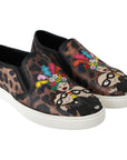 Dolce & Gabbana Elegant Leopard Print Loafers for Sophisticated Style
