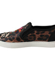 Dolce & Gabbana Elegant Leopard Print Loafers for Sophisticated Style