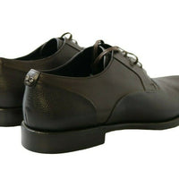 Dolce & Gabbana Elegant Brown Leather Formal Lace-ups