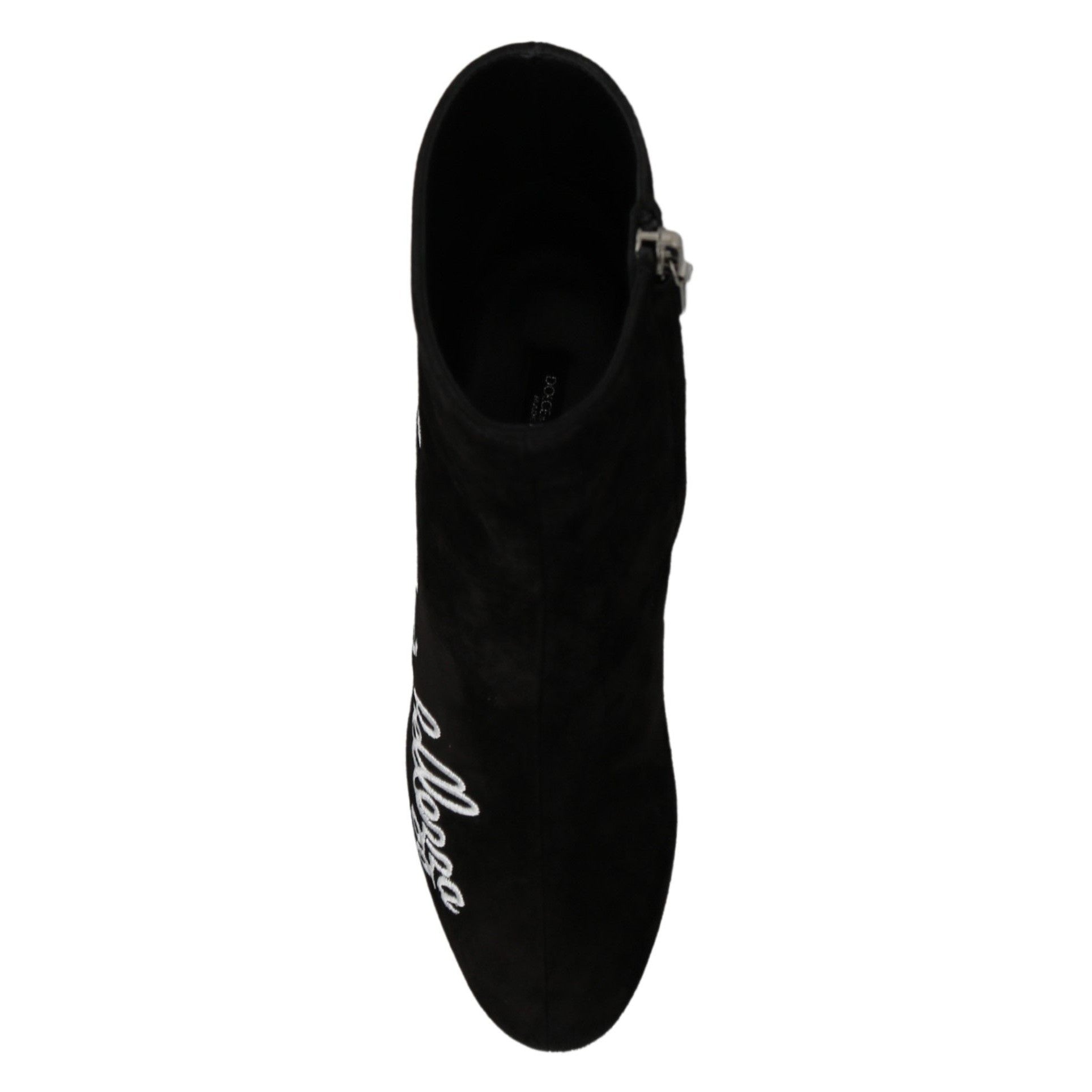 Dolce &amp; Gabbana Chic Embroidered Ankle Boots