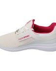 Philipp Plein Chic White Becky Sneakers with Pink Accents