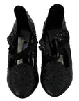 Dolce & Gabbana Elegant Crystal Embellished Cinderella Pumps
