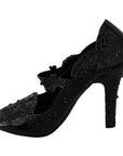 Dolce & Gabbana Elegant Crystal Embellished Cinderella Pumps