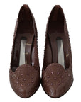 Dolce & Gabbana Elegant Crystal-Embellished Cinderella Pumps