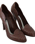 Dolce & Gabbana Elegant Crystal-Embellished Cinderella Pumps
