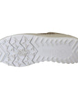 Jimmy Choo Antique Gold Glitter Leather Sneakers