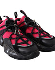 Jimmy Choo Electric Elegance Leather Mesh Sneakers