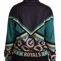 Dolce & Gabbana Chic Multicolor Track Jacket with Logo Mania